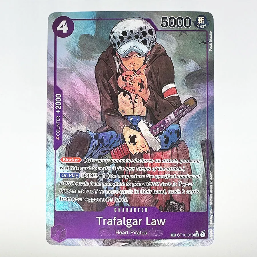 One Piece TCG ST Series Starter Deck Cards Set, Luffy Law Tashigi SP Parallel Anime Collectible Trading Cards