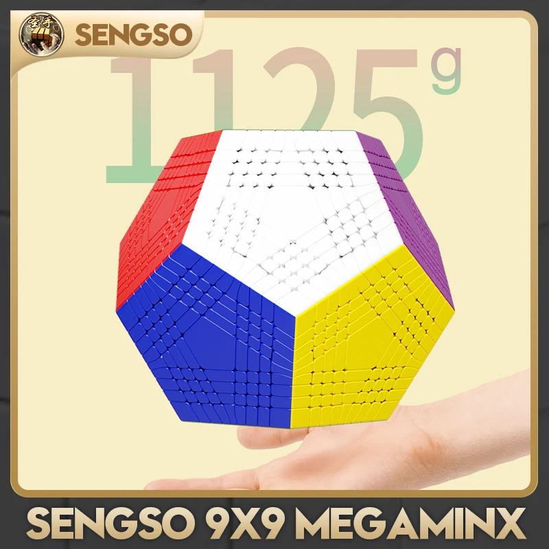 [CubeFun]Shengshou 9x9x9 Megaminx Magic Cube Puzzle SengSo Magic Cube 9x9 Megaminxeds Toys