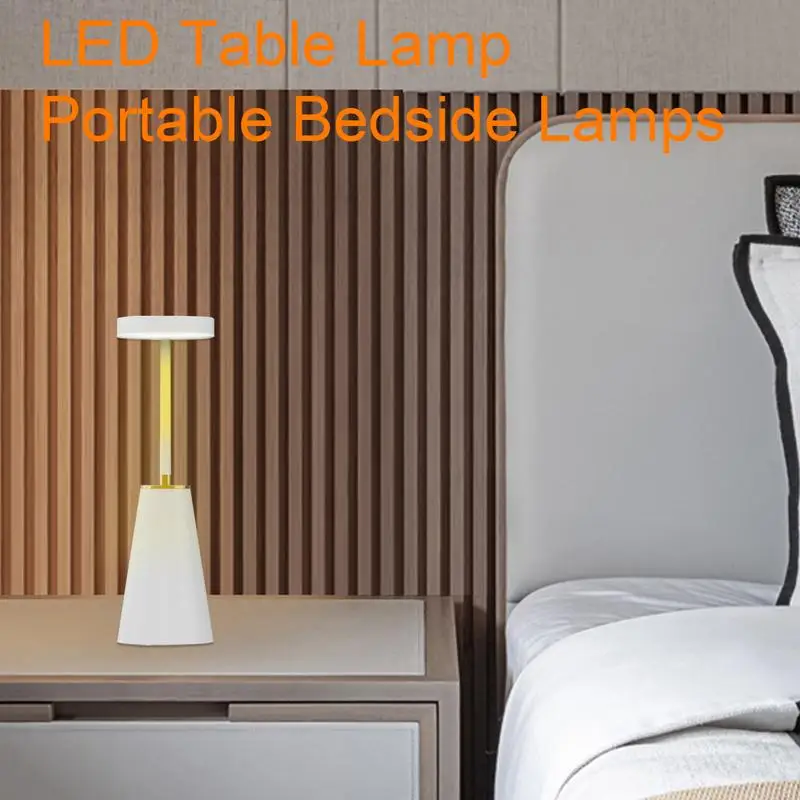 

Rechargeable Table Lamp Stepless Dimming Touch Lamp LED Table Lamp Desk Lamp 2000mAh Book Light Simple Table Lamp For Indoor