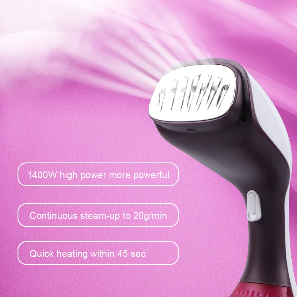 Przenośny parownica do ubrań do użytku domowego, mini parownica ręczna, żelazko elektryczne, maszyna do prasowania, urządzenie parowe