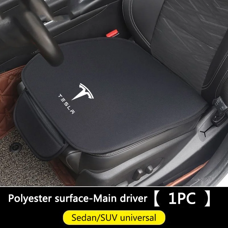 Universal Car Seat Cushion Non-Slip Cover Velvet Plush Protector Pad For Tesla Model 3 Model S X Y Roadster SpaceX Accessories