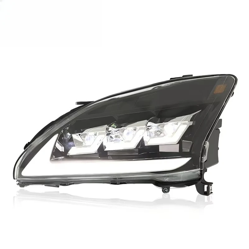 -For 2003-2008 RX Upgraded Triple Beam LED Headlight Assembly Sequential Turn Signal*