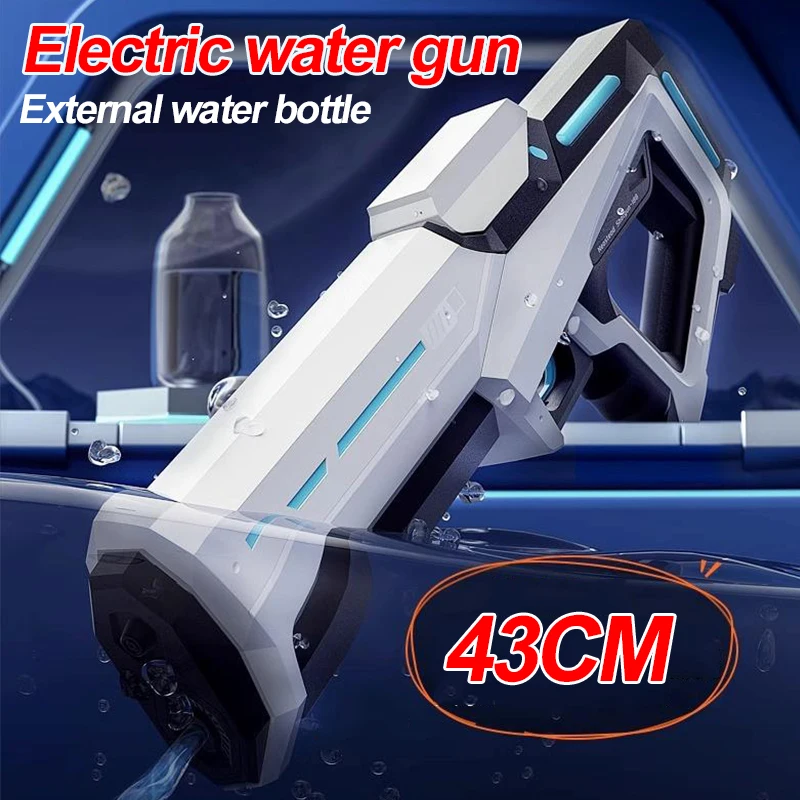 La pistola ad acqua elettrica per bambini gioca il gioco di battaglia della spiaggia all'aperto di estate completa induzione automatica assorbe le pistole a spruzzo d'acqua per il regalo dei bambini