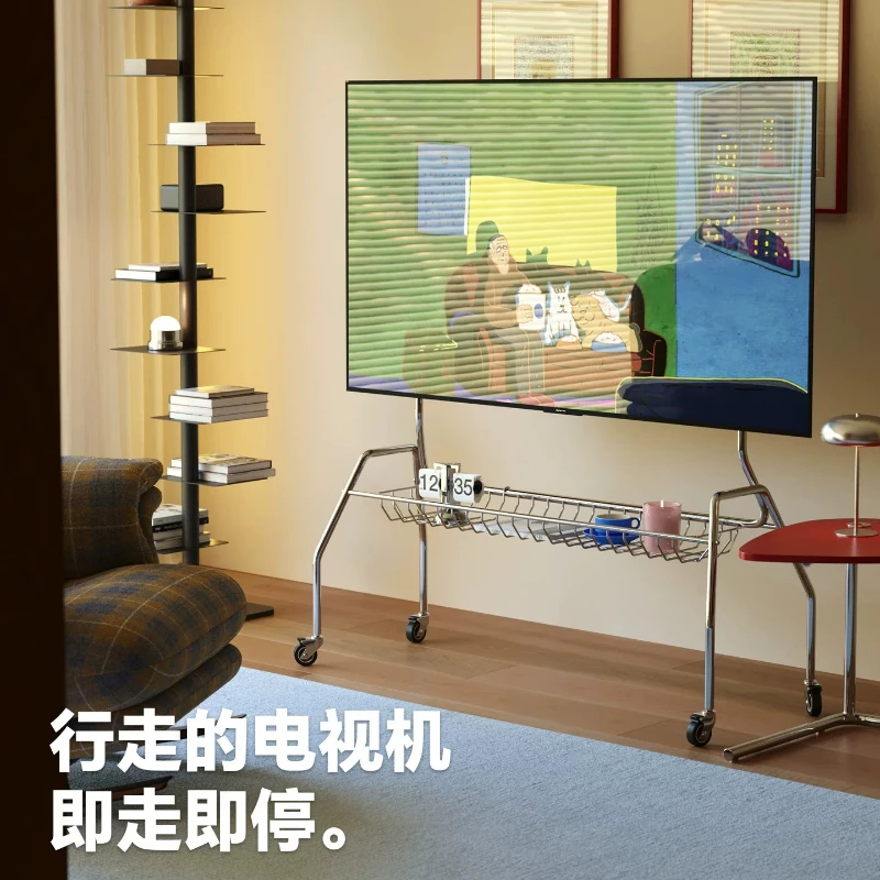 TV mobile bracket household living room Bauhaus medieval shelf storage artifact rack display rack