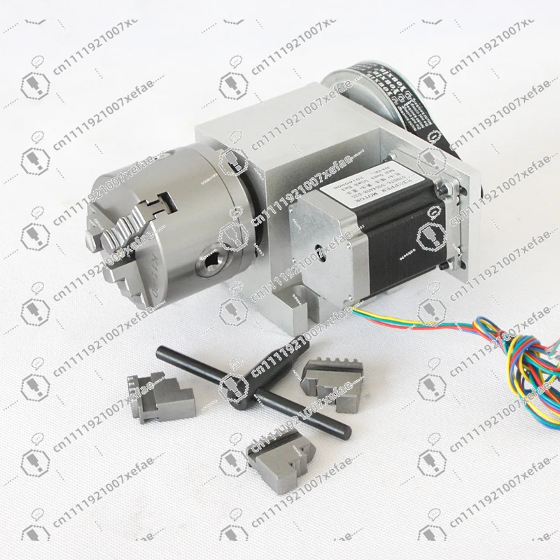 K5M-6-80A 3-jaw chuck 80mm hollow shaft necessary numerical control router machine tool gearbox motor core component 4-axis