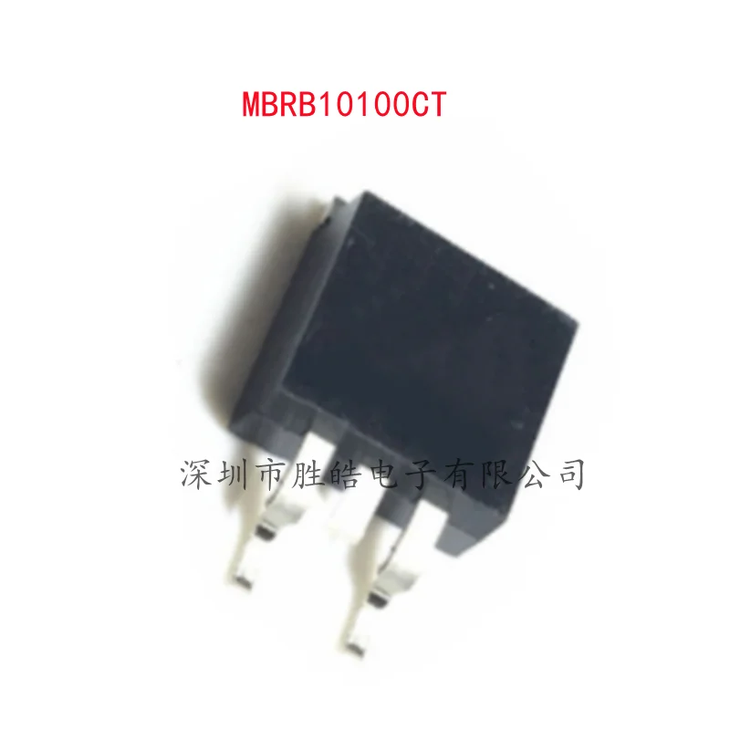 

(10PCS) NEW MBRB10100CT MBRB10100 B10100G 10100CT 10A 100V Schottky Diode TO-263 MBRB10100CT Integrated Circuit