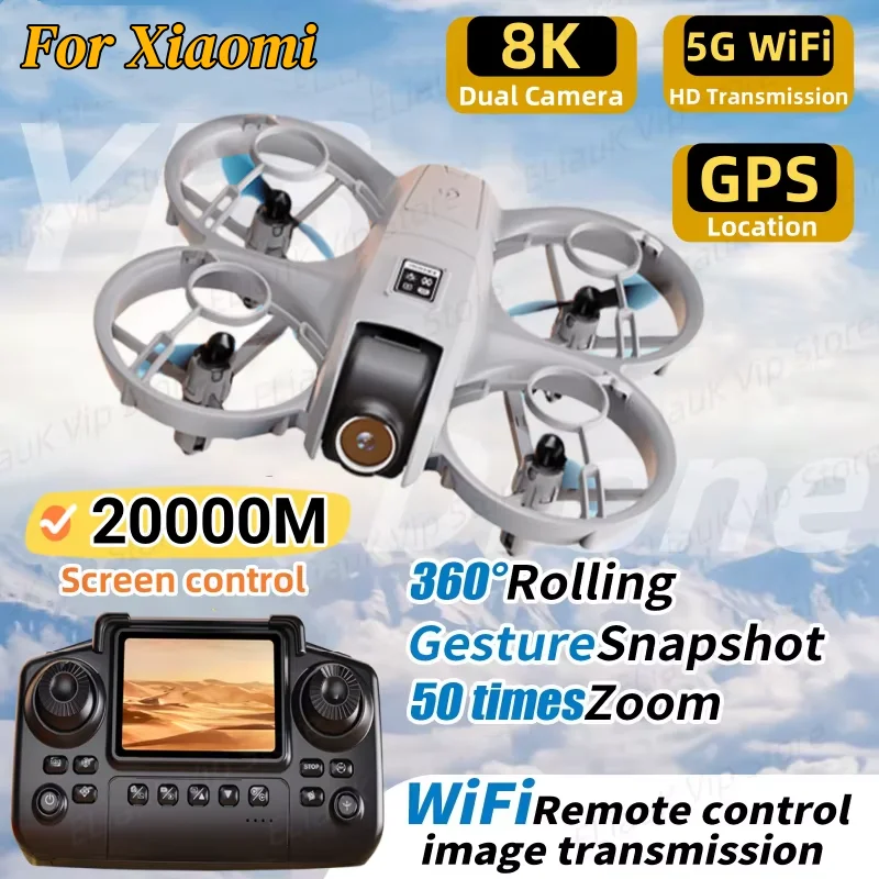 For Xiaomi YT3Drone 8K HD 5G GPS Professional HD Aerial Photography Remote Control Aircraft Dual Camera Brushless Quadcopter Toy