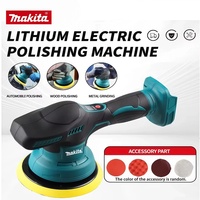 Makita Cordless Car Polisher Machine 8 Gears Electric Waxing Repairing Wireless Buffing Polisher For 18V-20V Battery