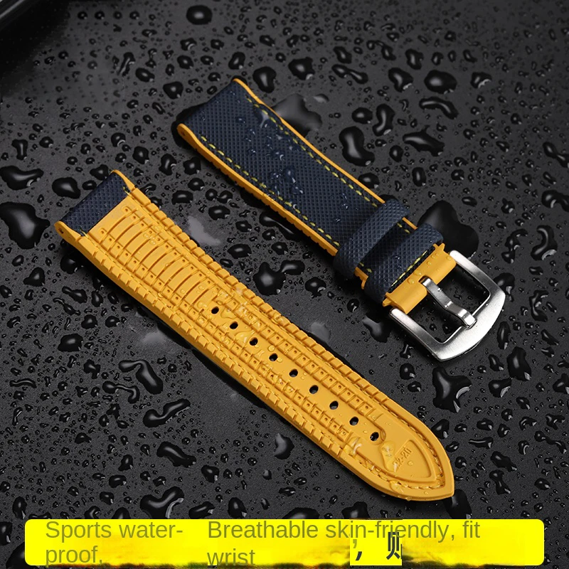 For Blue Angel Rubber Strap GEN1 2 3 22mm 23mm Watch Bands AT8020 8078 8075 8077 JY8085 CB5848 Watch Strap Bracelet For Citizen