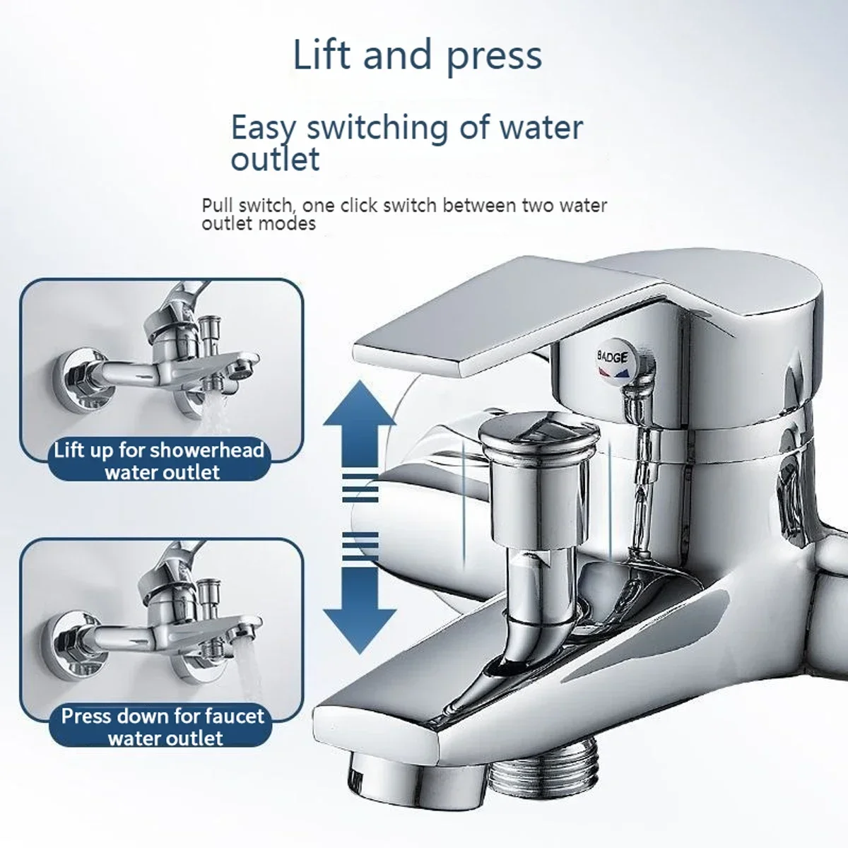 Thumbnail 3 - #42 Top Wall-Mounted Bath Taps Picks for Every Budget