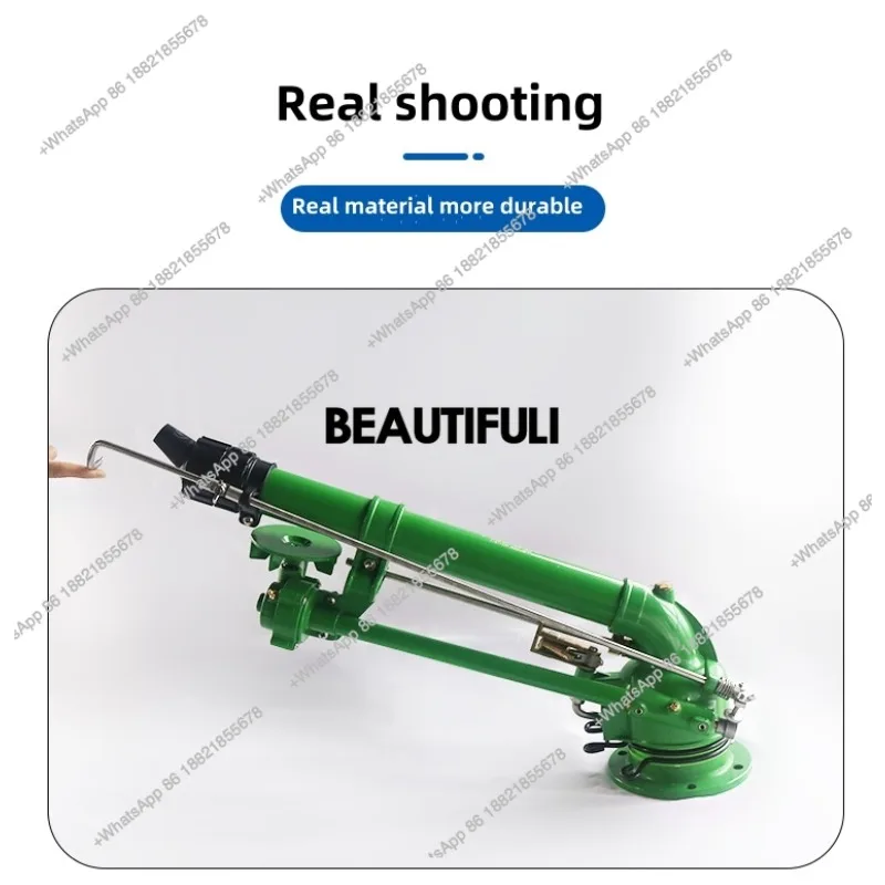 Water Sprinkler Agriculture 360 Degree Rotating Sprinkler Nozzle Irrigation System Sprinkler Rain Dust Removal G un