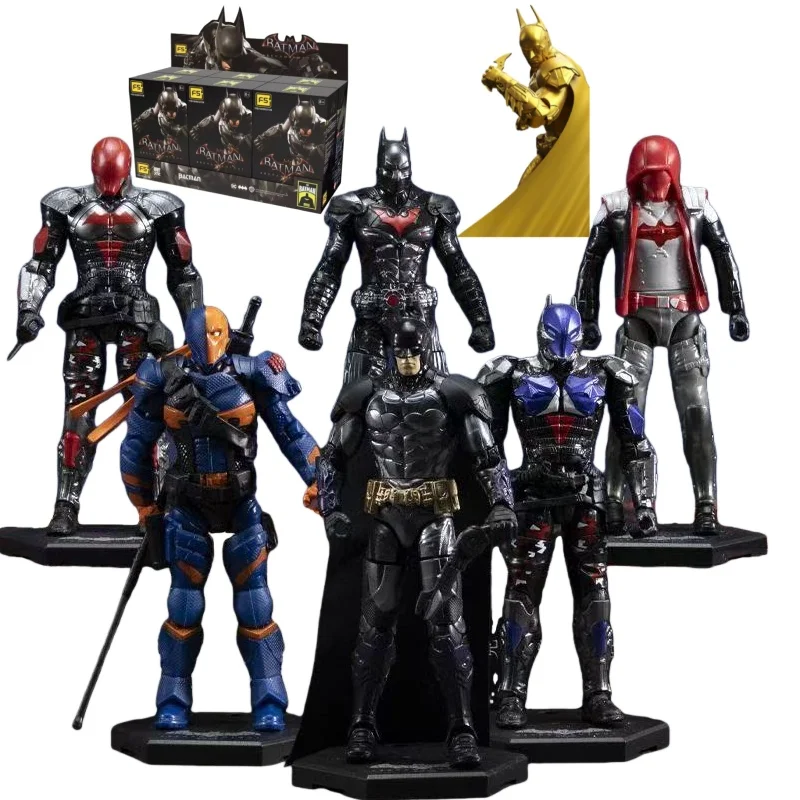 

JAKI F5 Batman собирает модель блока серии DC периферийные устройства рыцарь Аркхема 10 см съемные аксессуары игрушка подарок на день рождения