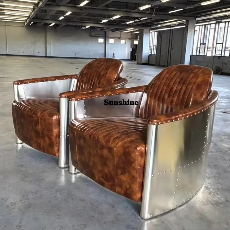 

Pilot Retro Industrial Chair Bedroom and Dining Room Loft Style Living Room Sofa Household Furniture Pilot Chair