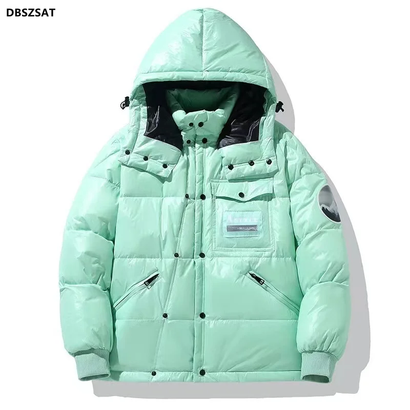 2023 Herren Herbst jacke gepolstert Kapuze Parka Männer schwarz Vintage Mantel männlich Frühling Ehemann Reiß verschluss Wind breaker warme Oberbekleidung