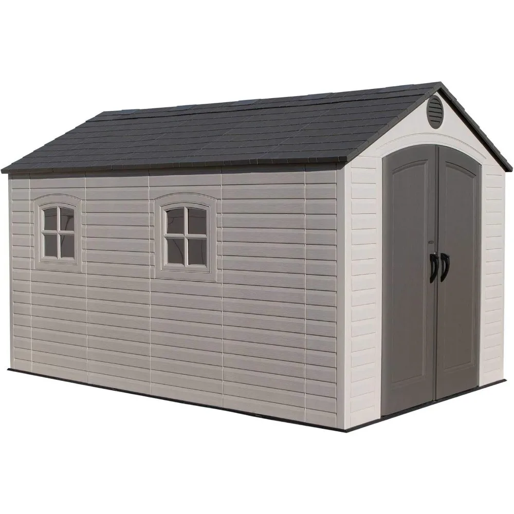 6402 Outdoor Storage Shed, 8 by 12.5 Feet; 2 windows