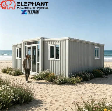 Quick-Install Expandable Folding Container House 2/3 Bedroom Portable Modular Home Foldable Building Container