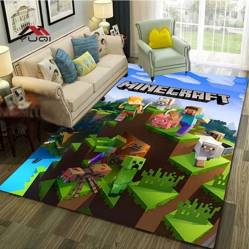 Cartoon Characters Carpet for Living Room Modern Decor Sofa Table Large Area Rugs Bathroom Mat Alfombra Para Cocina Tapis