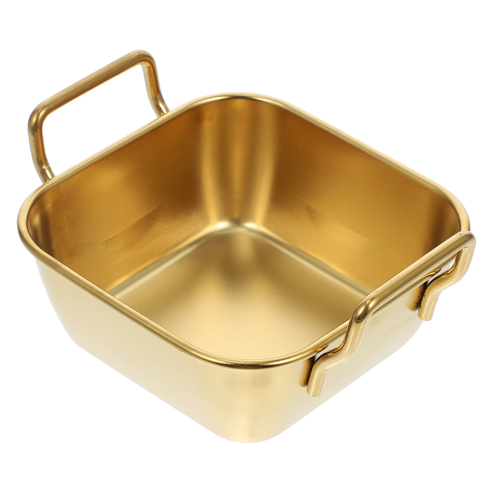 

Stainless Steel Snack Plate Food Storage Tray for Fried Chicken Multipurpose Kitchen Gadget Portable Wedding Restaurant Use Easy