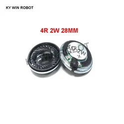 2pcs/lot New Ultra-thin Mini speaker 4 ohms 2 watt 2W 8R speaker Diameter 28MM 2.8CM thickness 5MM