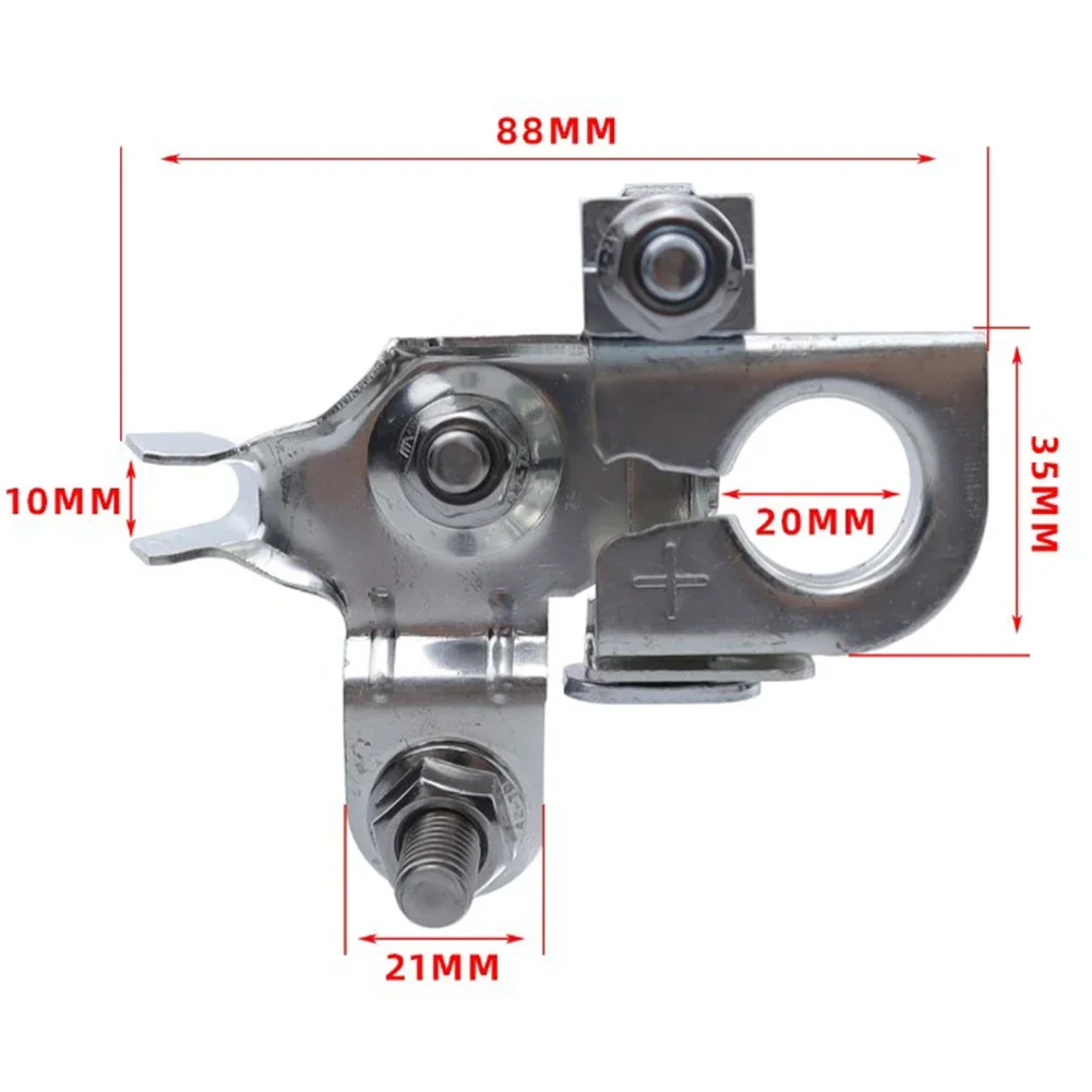 Bipolar Battery Connectors For Ford F150 Vehicles from Year Range 11 to 14; Metal Construction Ensures Long Lasting Usage