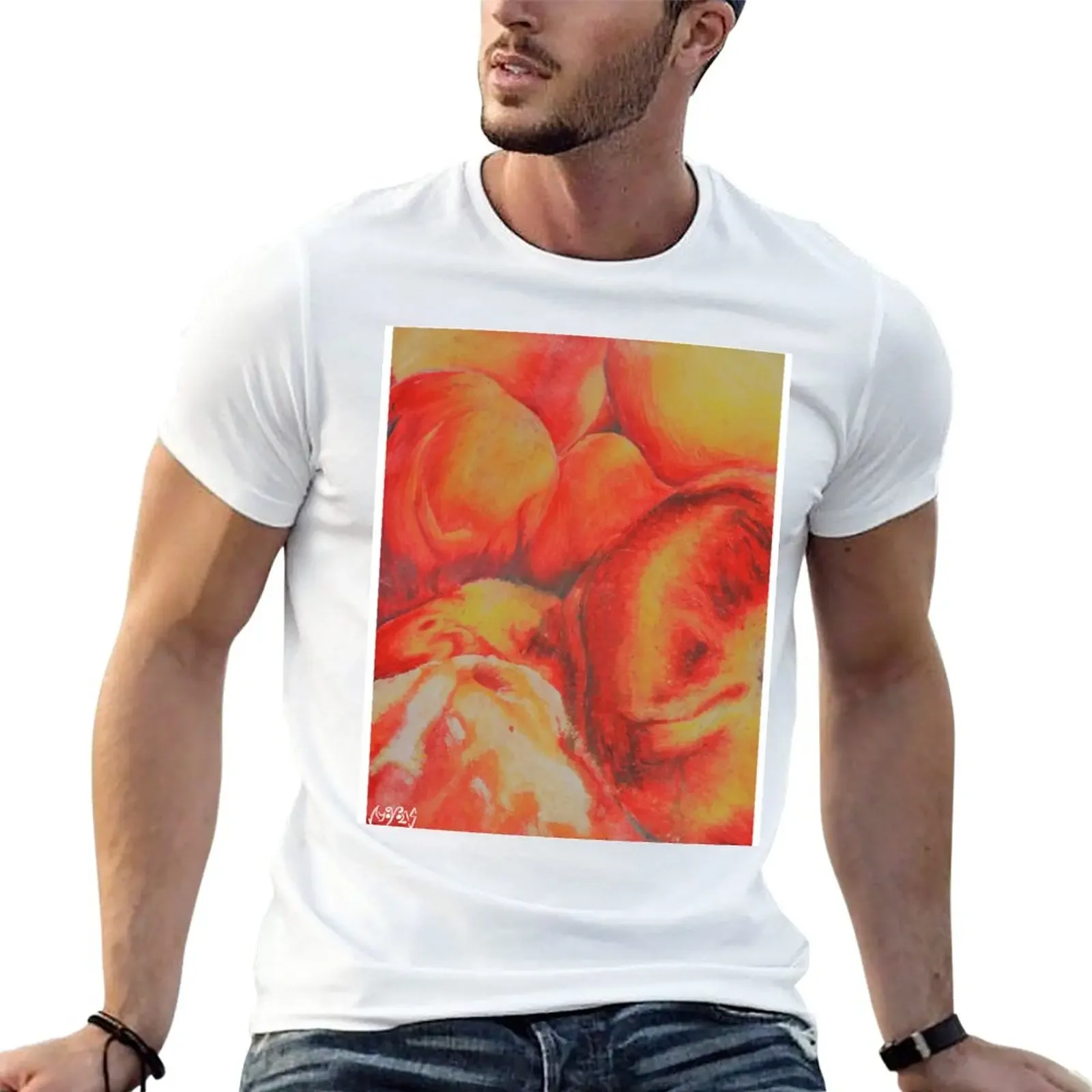 Peaches and Cream - Large - Ayo Volas - 100 Limited Pieces T-Shirt anime blanks plain white t shirts men