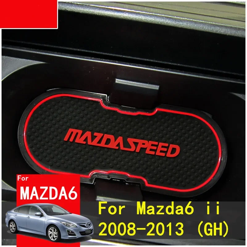 

Для Mazda 6 ii 2008-2013 (GH) 3D резиновый коврик, подушка в виде чашки, коврик с желобом, внутренний Противоскользящий коврик, автомобильные аксессуары