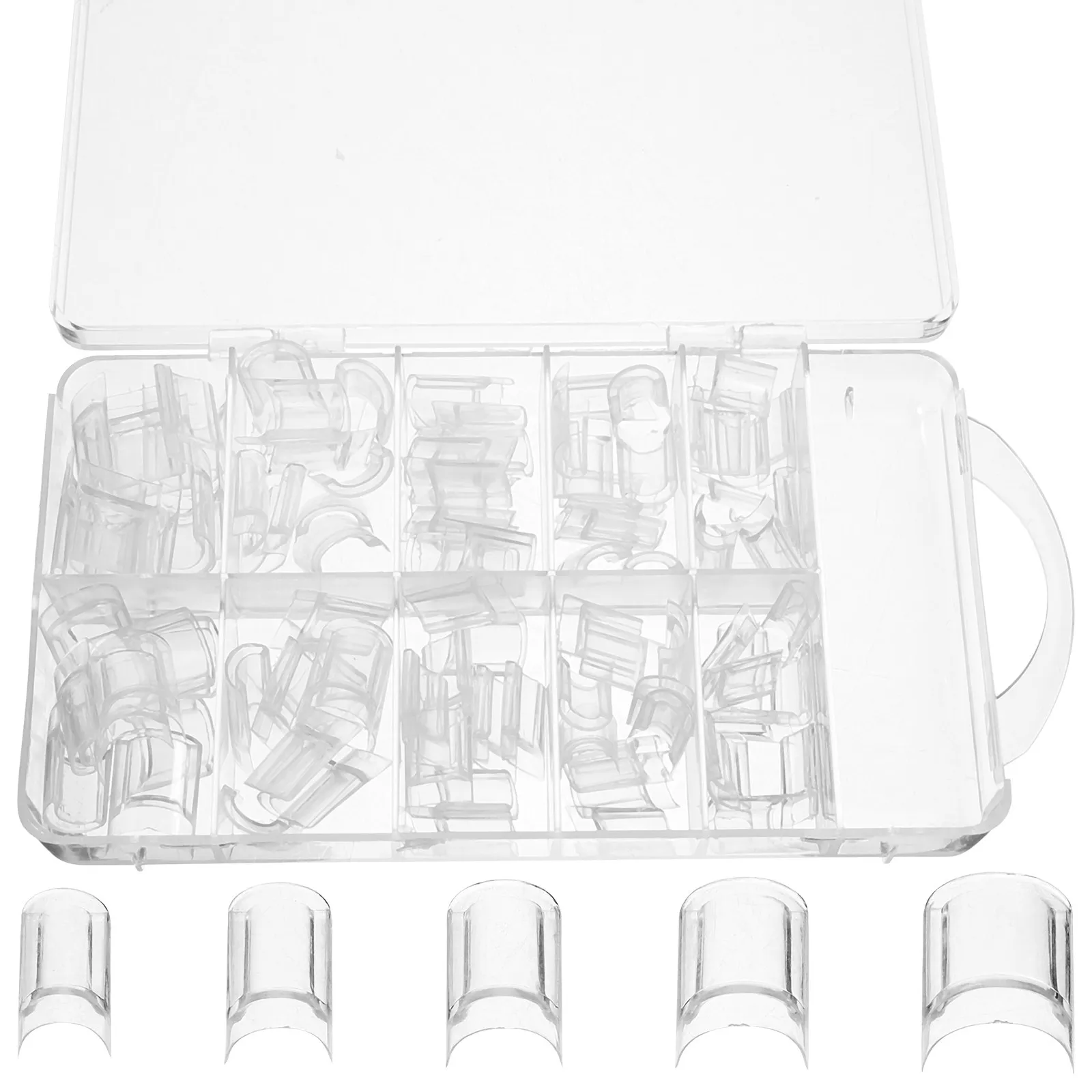 

100 шт. накладных ногтей для женщин, для самостоятельного маникюра, многоразовые, прочные, для салона и домашнего использования, для свадебного маникюра