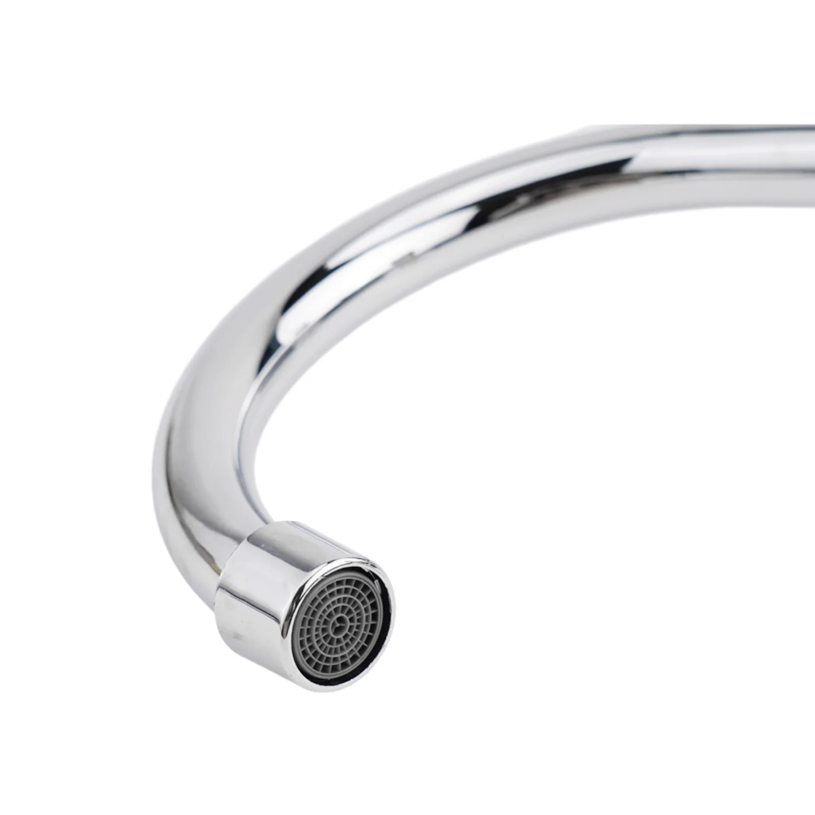 Double Hole Faucet 360 Swivel Faucet Rust-proof Sturdy Material Water-saving For Kitchen Sink Double Hole Faucet