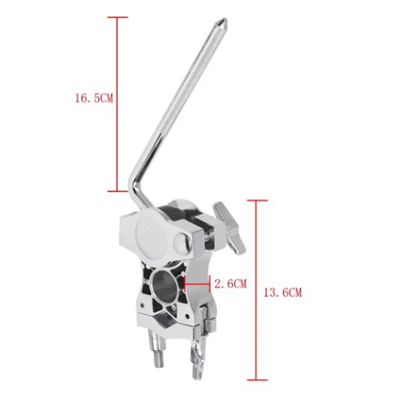 Drum Clamp Metal Drum Stand Extension Clip Rod Connecting Bracket Clip Percussion Drum Accessories Instruments-ABAM
