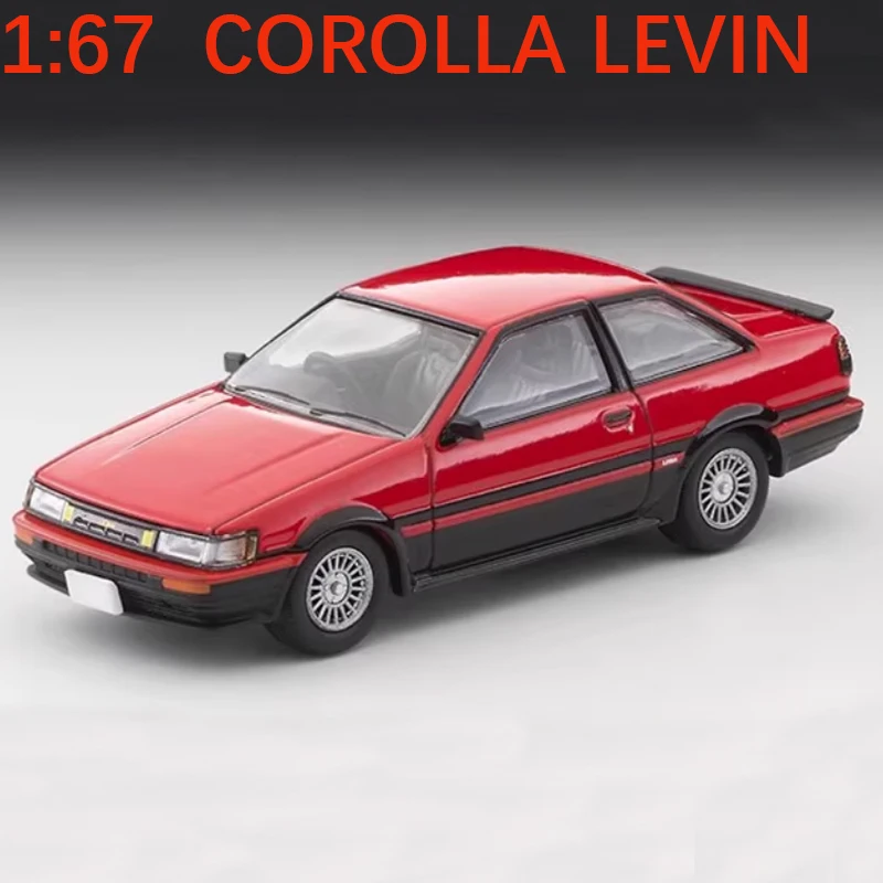 

Diecast Original 1:67 Scale COROLLA LEVIN Alloy Model Simulation Decoration Hobbies Souvenirs Gifts Collection Static Display