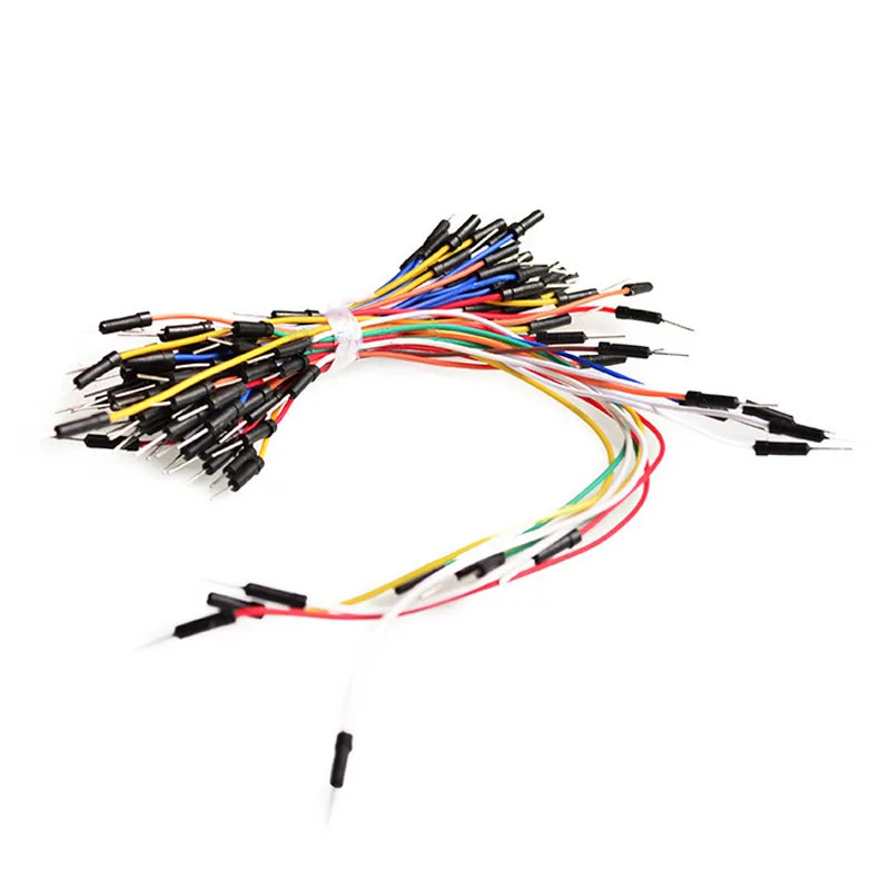 1~100Pcs Bread Board Dedicated Patch Cord Connection Cable Tie Wire 65 Bread Board Line Adapter Cables