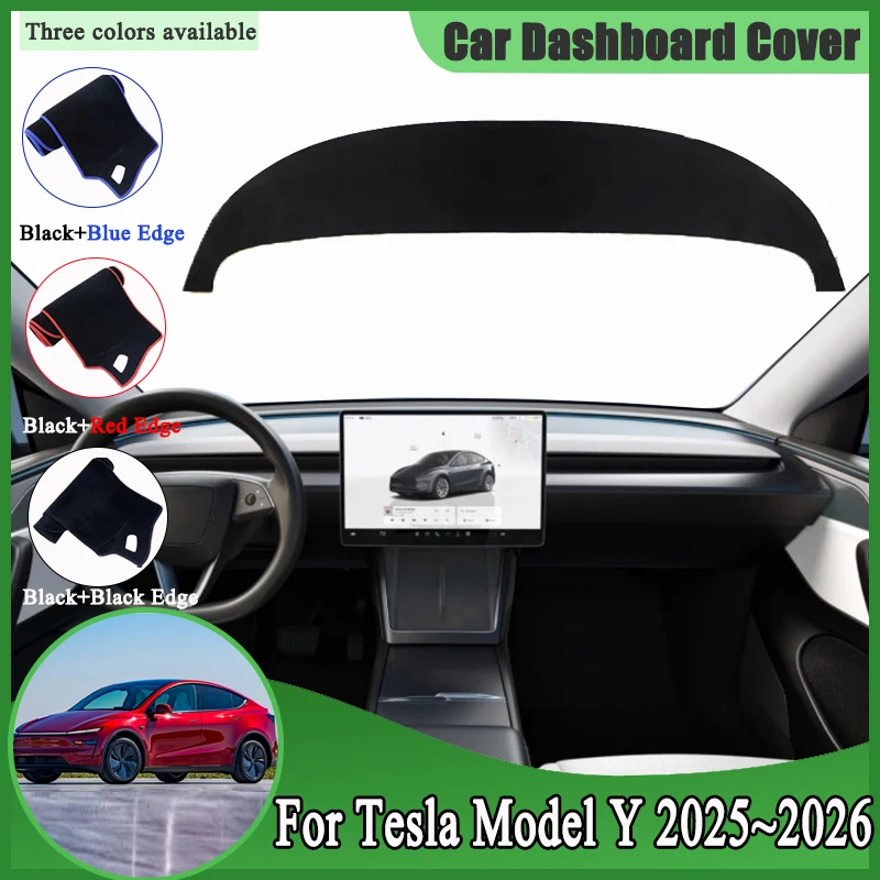 

For Tesla Model Y Juniper Accessories 2025 2026 Car Dashboard Cover Dash Mat Dashmat Dash Board Pad Sun Shade Carpet Accessory
