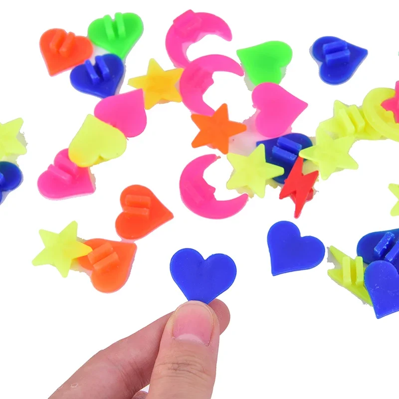 36pcs Bicycle Wheel Spoke Beads Multiple Color and Shape Children Bike Spoke Bead Cycling Plastic Spoke Wheel Decoration Clips