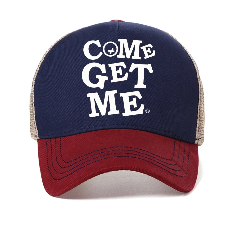 COME GET ME baseball caps Outdoor Street Casual Fitness Hip-hop hat Running Comfortable outdoor Mesh Breathable hat