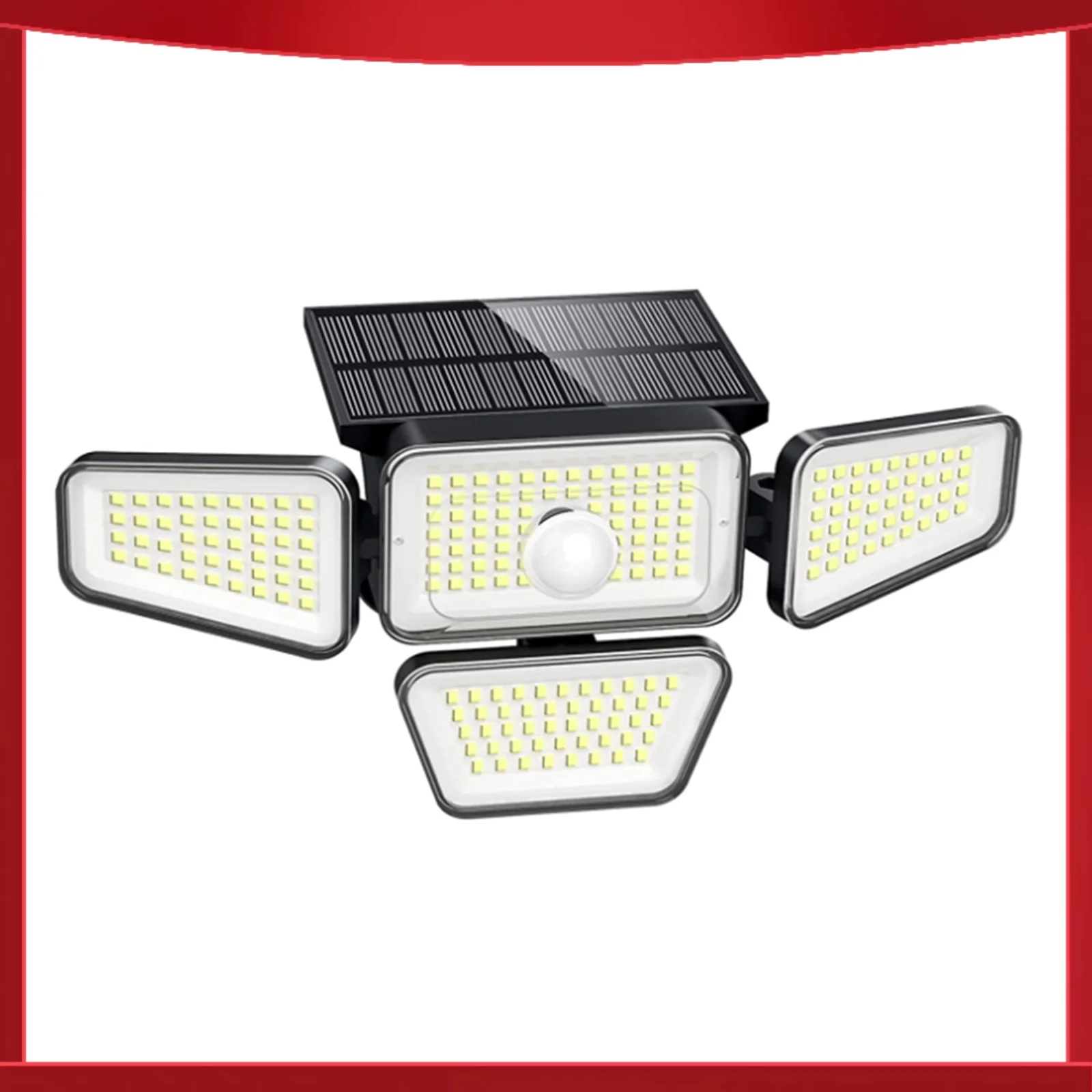 

270 светодиодных светильников на солнечной энергии с датчиком движения PIR, уличные водонепроницаемые садовые фонари, ночник, 3 режима освещения