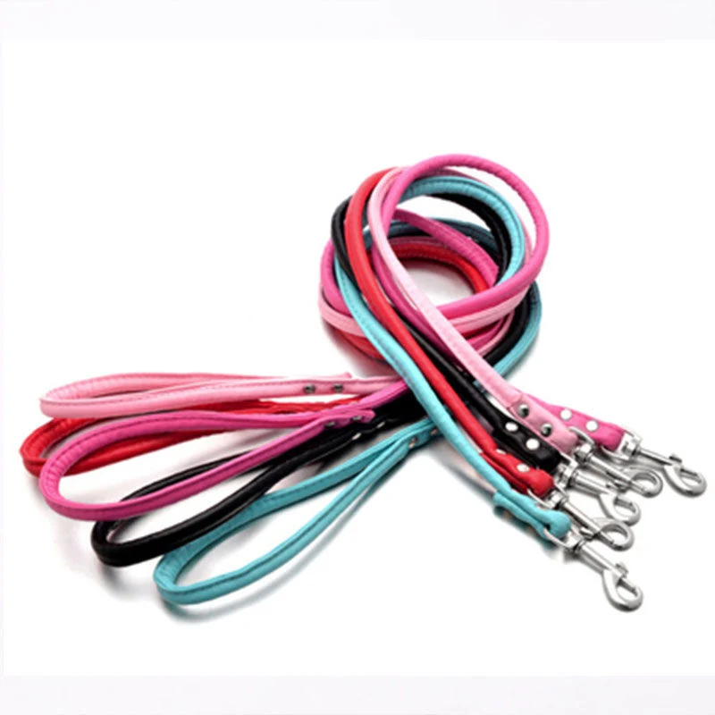 Traction collar set small and medium dog footprint cat dog leash rope