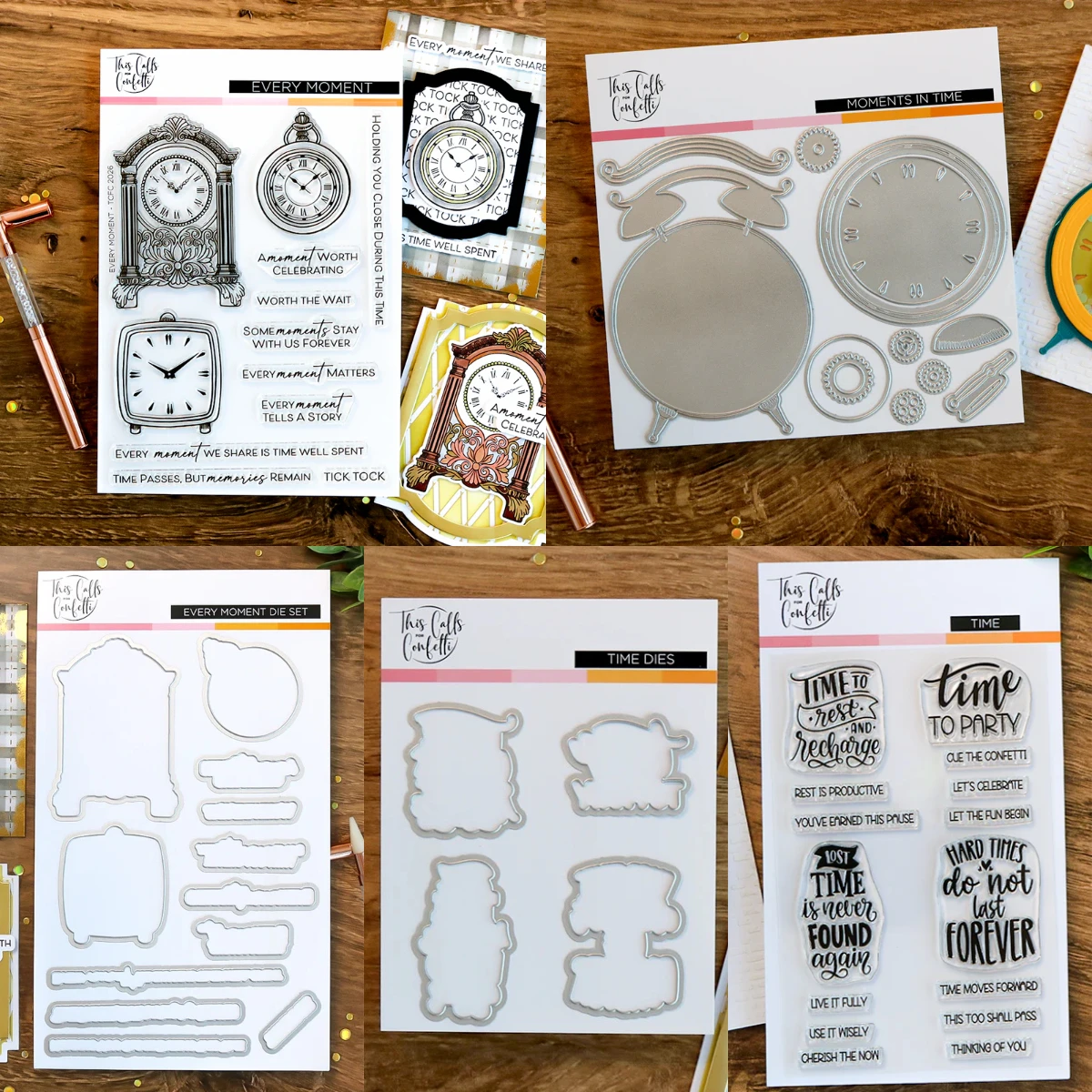 Moments In Time Stamps 2026 New Metal Cutting Dies For DIY Scrapbooking Crafts Maker Photo Album Template Handmade Decoration