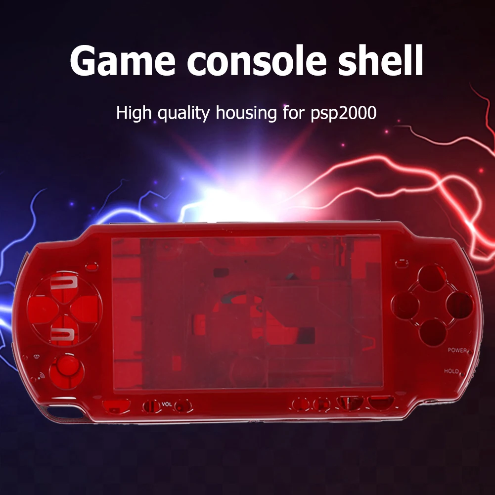 

Полный комплект корпуса для игровой консоли PSP2000 с кнопками, профессиональный сменный чехол для игровой приставки, аксессуары