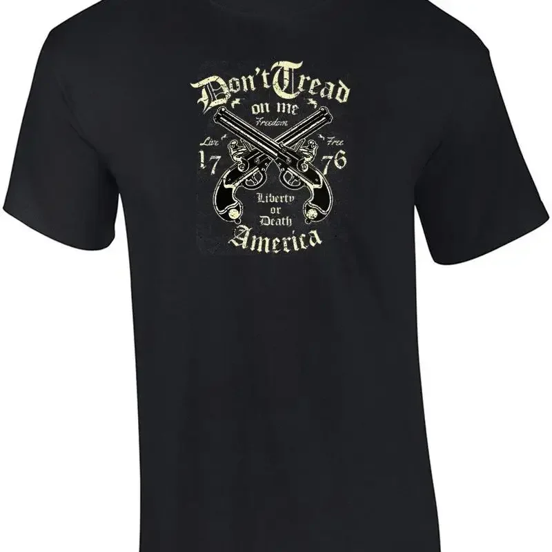 Dont Tread On Me Liberty Or Death Patriotic T Shirt