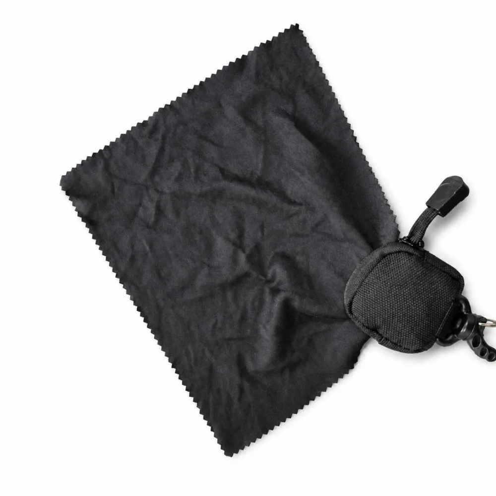 Mini Storage Eyeglass Cloth Bag Ultra-Fine Fibers with Keyring Eyeglass Cleaning Cloth One-Piece Folding Durable
