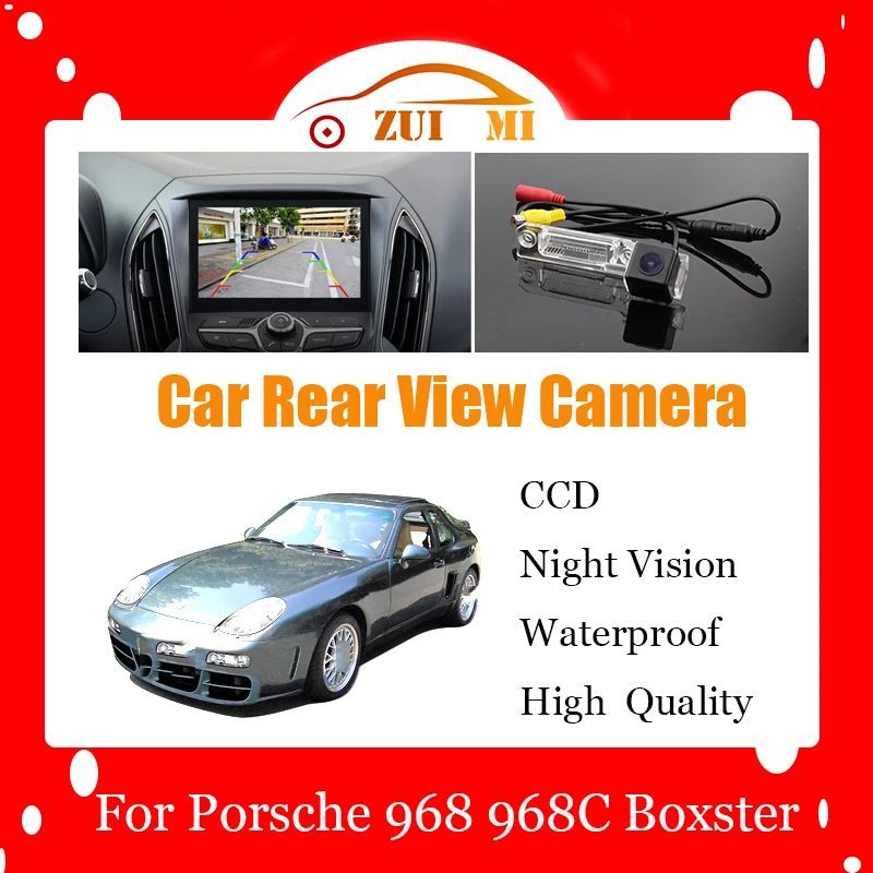 

Car Reverse Rear View Camera For Porsche 968 968C Boxster CCD Full HD Night Vision Backup Parking Camera Waterproof Shockproof