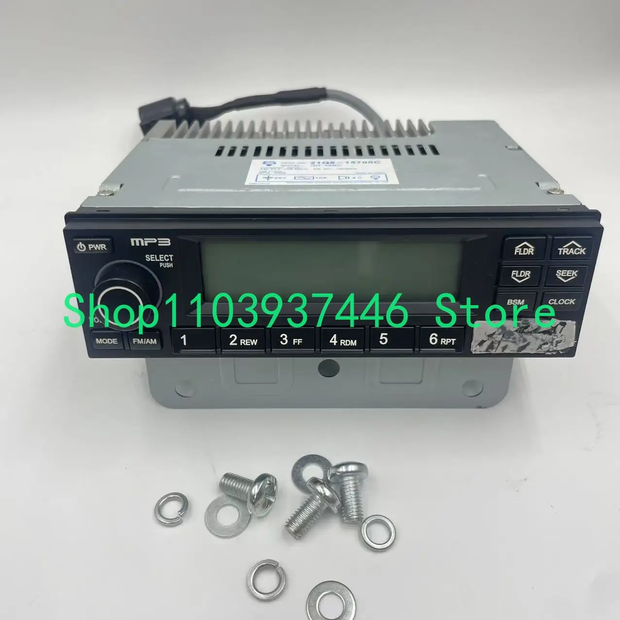 راديو ومشغل USB حفارة هيونداي 21Q8-15700C,R160-9R, R80-9,R220-9,R140-9,R140-9A,R140W-9,R140W-9A,R48-9,R290-9A #5