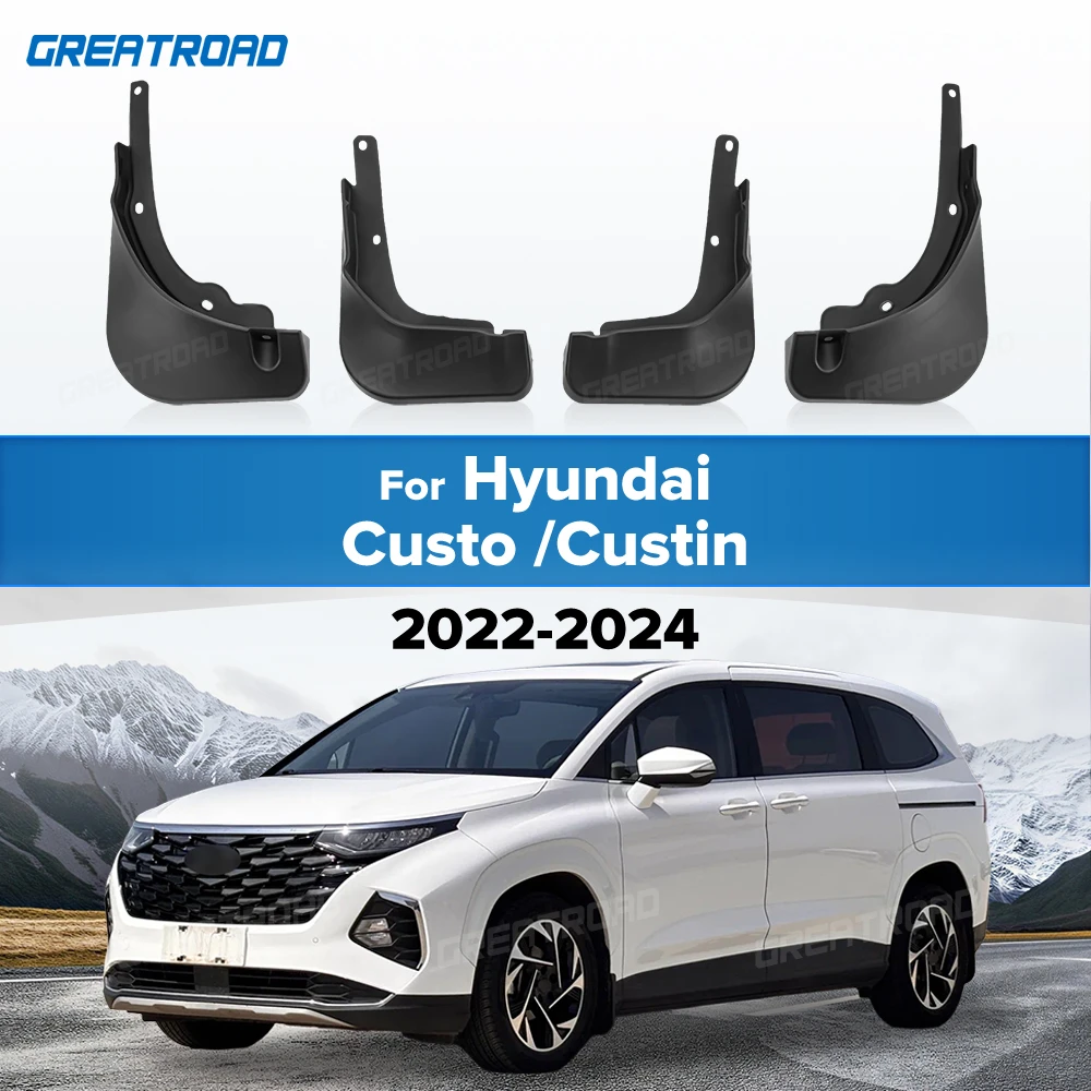 For Hyundai Custo/Custin 2022 2023 2024 Fender Mudflaps Splash Guards Mudguards Mud Flaps car Accessories
