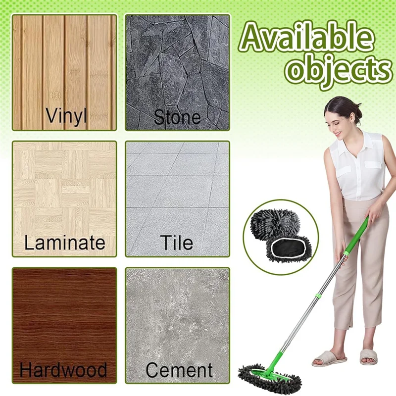 A74X-Wytrząsanki wielokrotnego użytku do mopa Swiffer Sweeper, nakładka na mop podłogowy, suche/mokre ściereczki podłogowe, zmywalna nakładka na mop