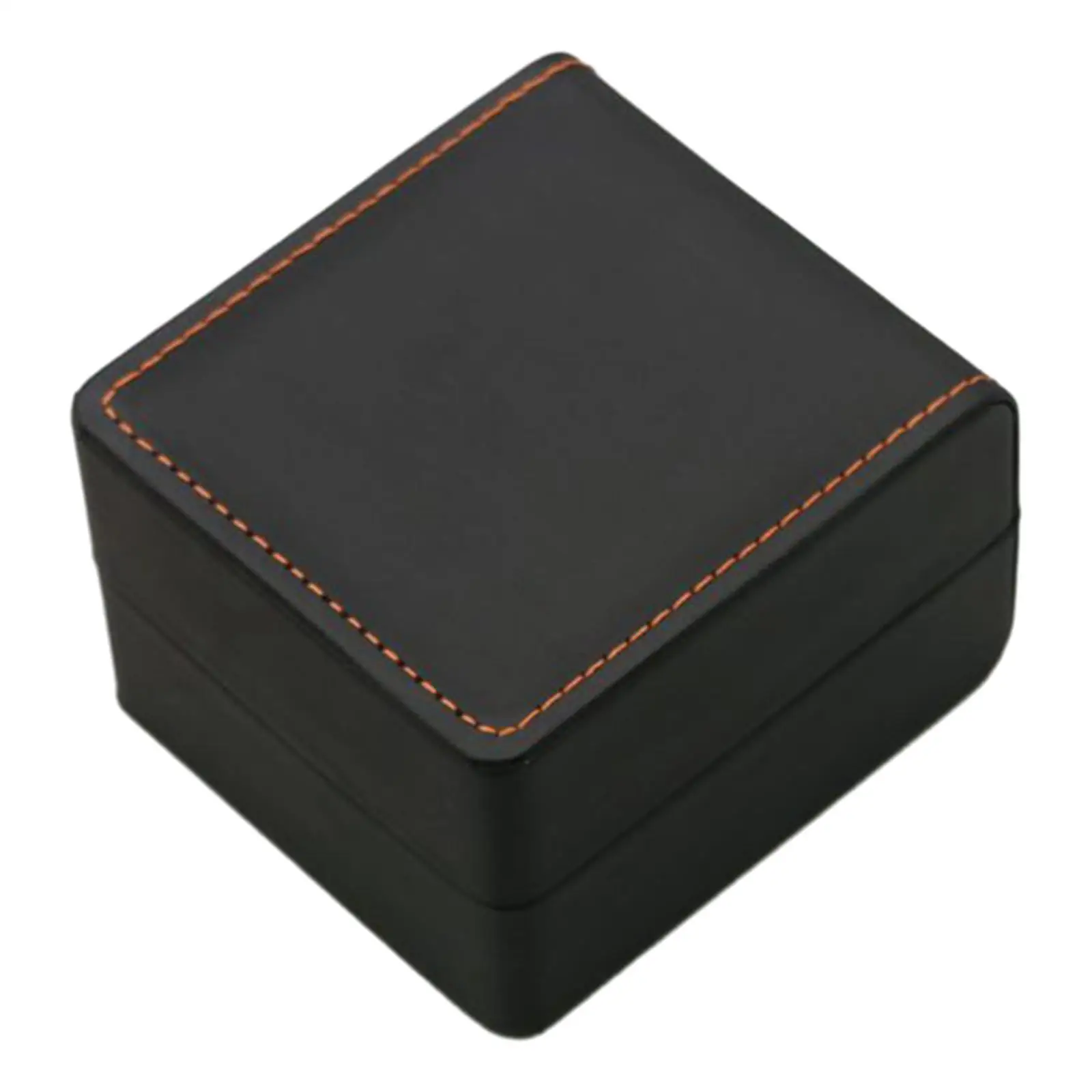 Single Watch Storage Box Watch Gift Box Earring Container Modern Multipurpose for Men Women PU Leather Jewelry Box Watch Case