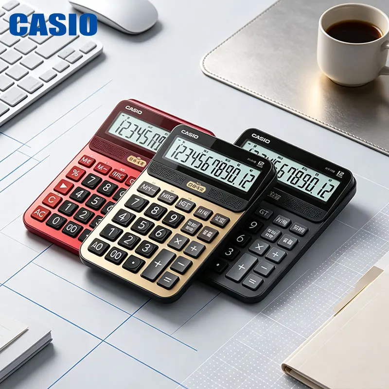 Casio GYDYMY-120/FX-50F-II/AX-12B/GX-12B Silent Business Calculator - Library Office Business Calculation - No Calculation Jams