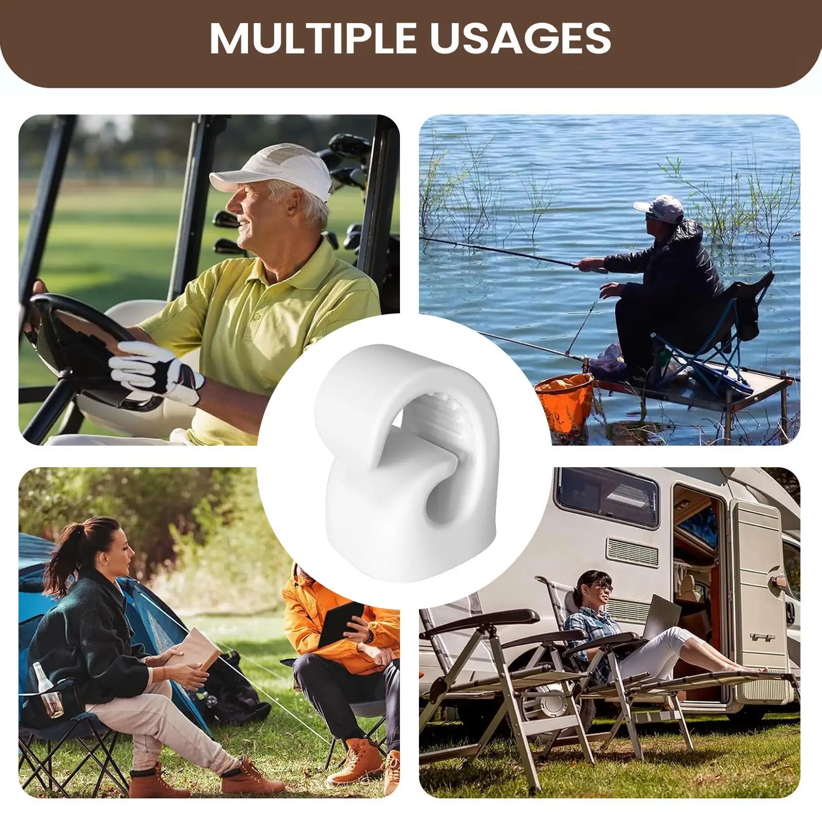 

Magnetic Clip For Golf Cart Golf Cart Silicone Holder For Cart Sunglass Clamp For Car Club Drivers Fishing Pole Camping Picnic