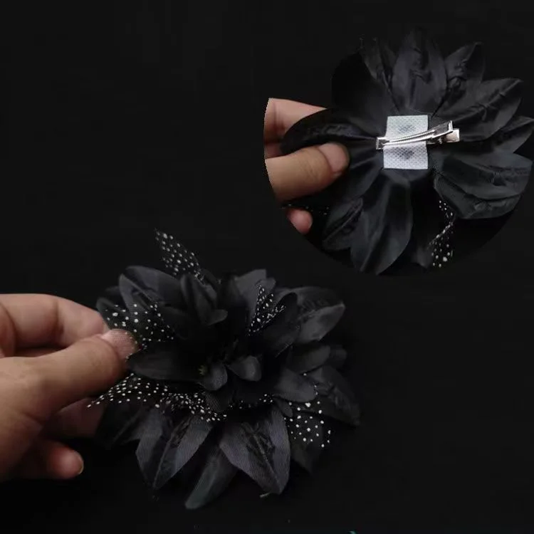 Girls Artificial Feather Flower Hairpins Wedding Bridal Hair Clips Barrette Party Hair Accessories Headwear Gifts Drop-Ship