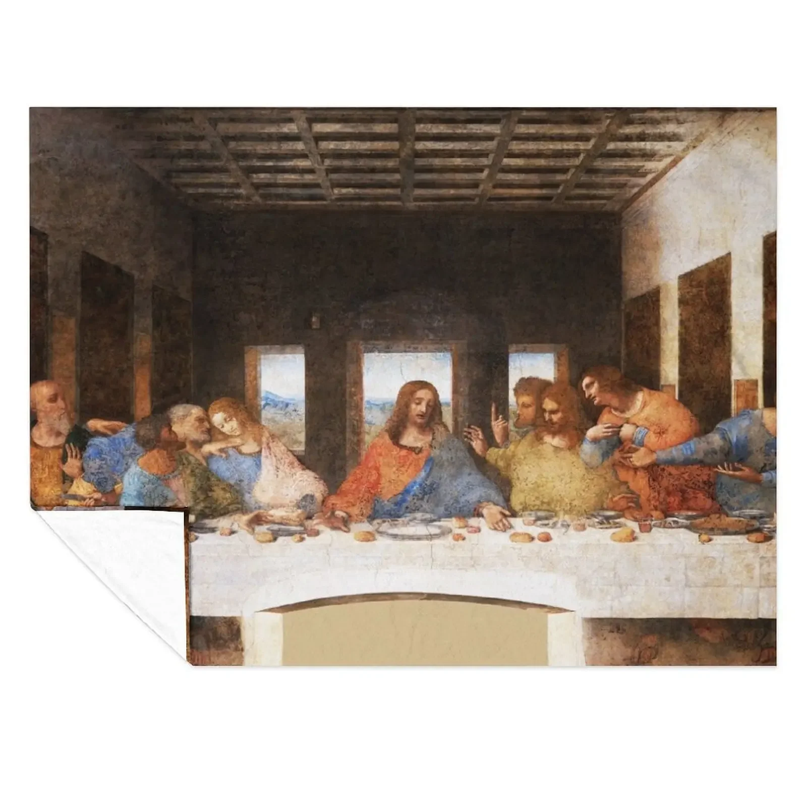 

The Last Supper by Leonardo Da Vinci Throw Blanket Blankets For Baby For Sofa Thin Sofa Throw Blankets For Sofas Blankets