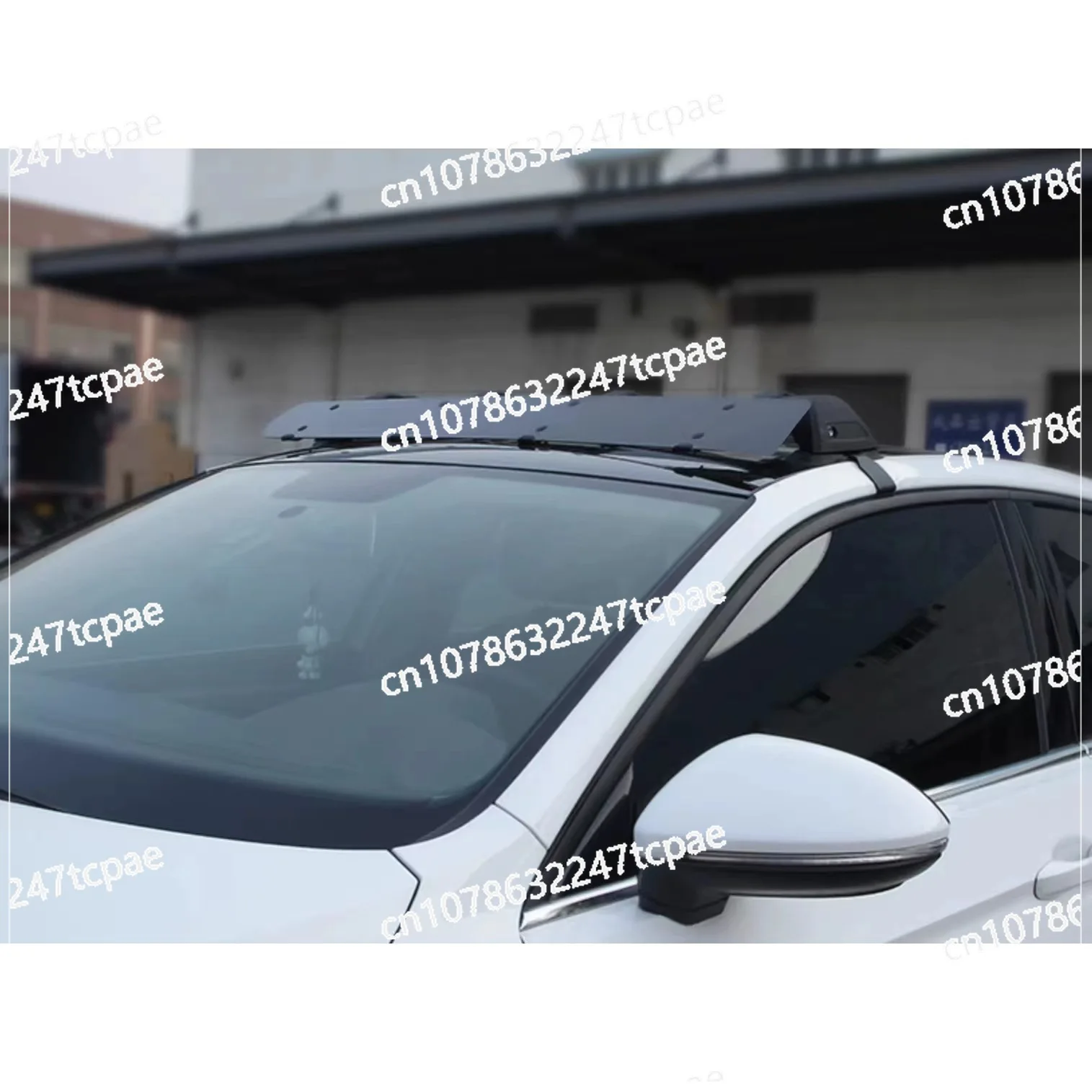 Roof spoiler, deflector, silent universal, noise reduction board